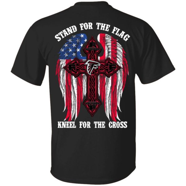 Atlanta Falcons Stand For The Flag Kneel For The Cross T-Shirts, Hoodies, Sweater