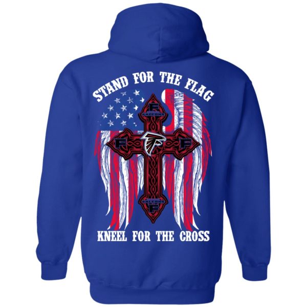 Atlanta Falcons Stand For The Flag Kneel For The Cross T-Shirts, Hoodies, Sweater