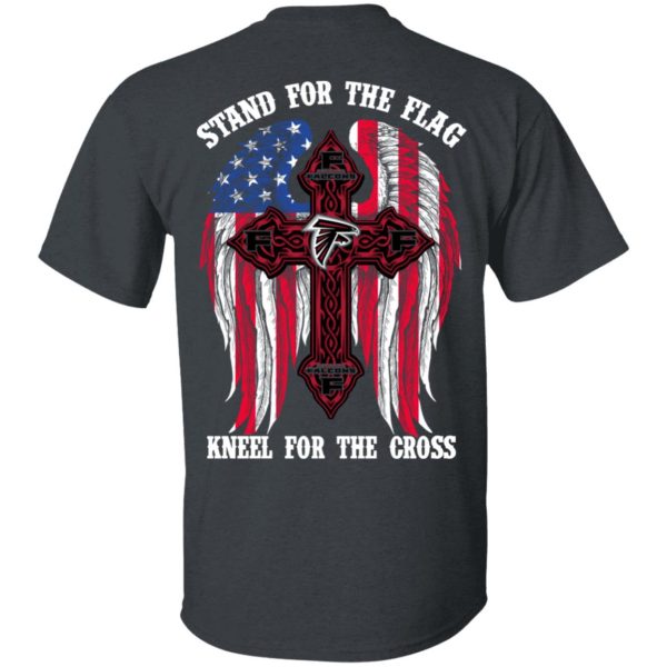 Atlanta Falcons Stand For The Flag Kneel For The Cross T-Shirts, Hoodies, Sweater