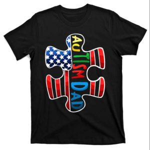 Autism Dad Autism Awareness Day USA Flag T-Shirt – The Best Shirts For Dads In 2023 – Cool T-shirts Autism Dad Autism Awareness Day USA Flag T-Shirt – The Best Shirts For Dads In 2023 – Cool T-shirts