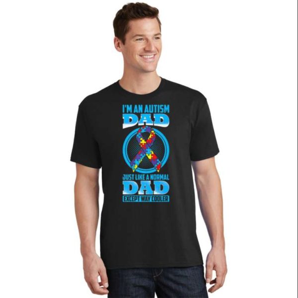 Autism Dad Autism Ribbon Puzzle Daddy Shirt – The Best Shirts For Dads In 2023 – Cool T-shirts