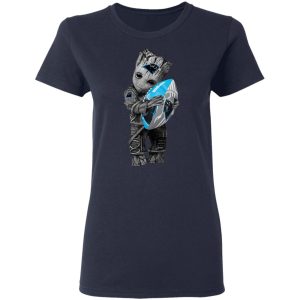 Baby Groot Hugging Carolina Panthers T-Shirts 6 Baby Groot Hugging Carolina Panthers T Shirts 3