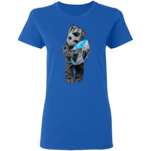 Baby Groot Hugging Carolina Panthers T-Shirts 7 Baby Groot Hugging Carolina Panthers T Shirts 4