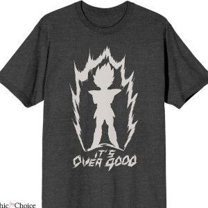 Badman Vegeta T-shirt It’s Over 9000 Vegeta Silhouette