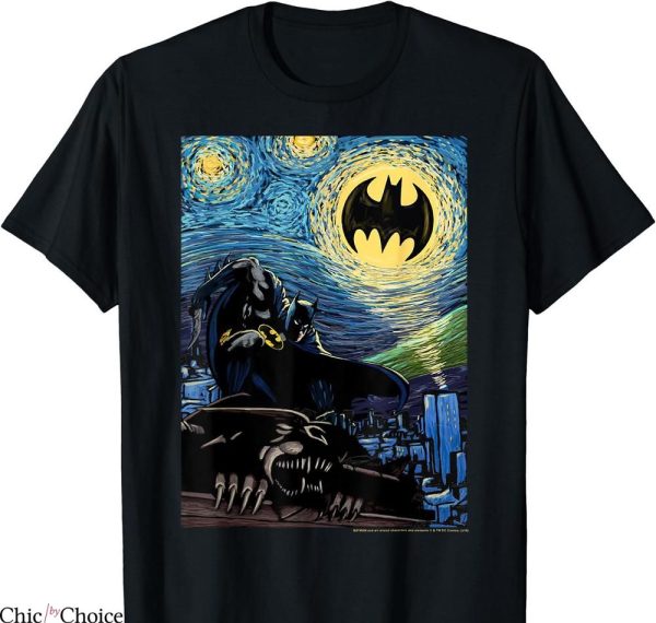 Badman Vegeta T-shirt Starry Night Style Painting