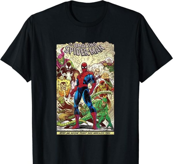 Badman Vegeta T-shirt The Amazing Spider-Man Comic