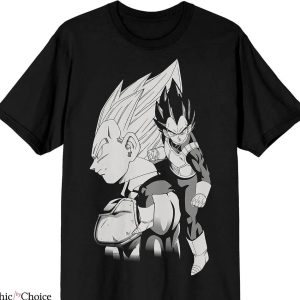 Badman Vegeta T-shirt Vegeta Black and White