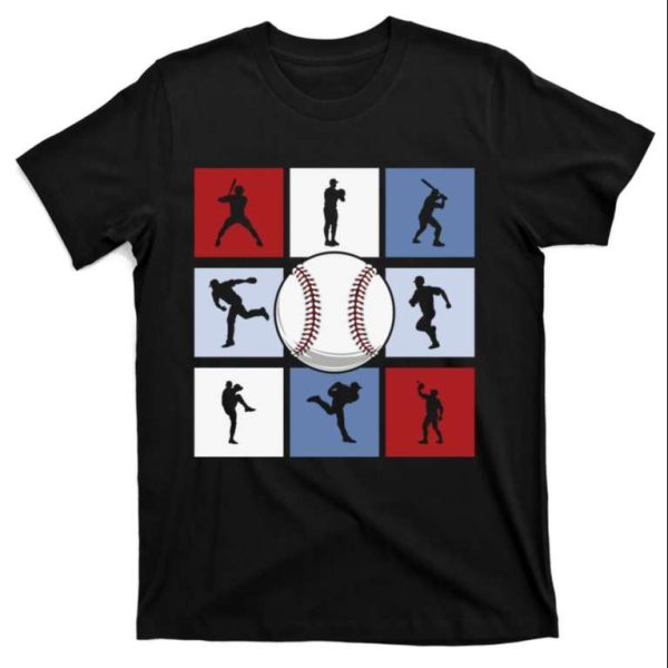 Baseball Lover Silhouette Baseball Bat Softball Dad T-Shirt – The Best Shirts For Dads In 2023 – Cool T-shirts