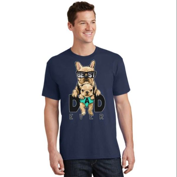 Best Dad Ever Cute Dog Pug Dad T-Shirt – The Best Shirts For Dads In 2023 – Cool T-shirts