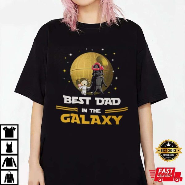 Best Dad In The Galaxy With One Daughter – Disney Dad Shirt – The Best Shirts For Dads In 2023 – Cool T-shirts