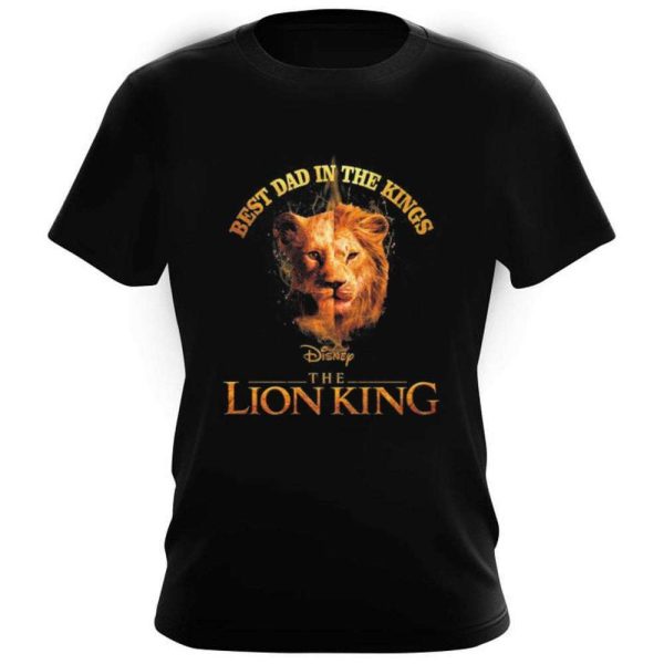 Best Dad In The Kings Disney The Lion King – Disney Dad Shirt – The Best Shirts For Dads In 2023 – Cool T-shirts