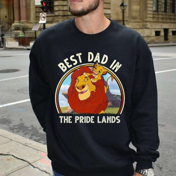 Best Dad In The Pride Lands Disney Lion King Dad Shirt – The Best Shirts For Dads In 2023 – Cool T-shirts