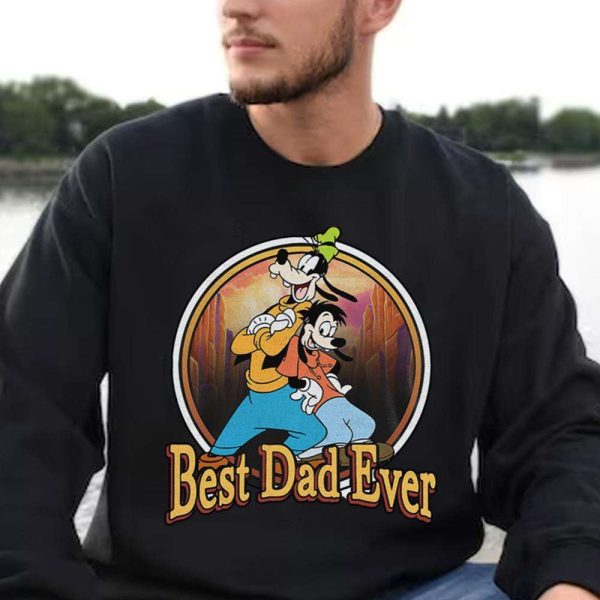 Best Goofy And Max Dad Ever – Funny Disney Shirts For Dads – The Best Shirts For Dads In 2023 – Cool T-shirts