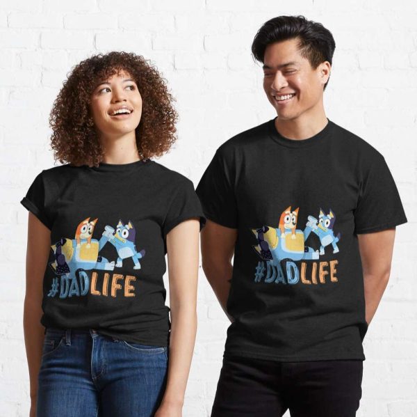 Blueys T-Shirt With Hashtag DadLife – The Best Shirts For Dads In 2023 – Cool T-shirts