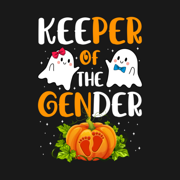 Boo Keeper of the Gender Reveal Baby Announcement Pregnancy T-Shirt