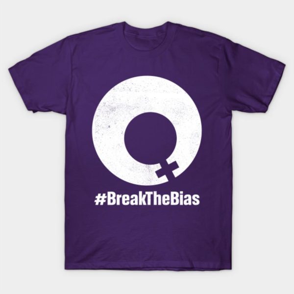 Break The Bias 8 March International Women’s Day 2022 Purple T-Shirt