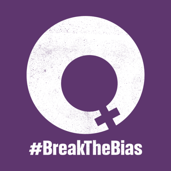 Break The Bias 8 March International Women’s Day 2022 Purple T-Shirt