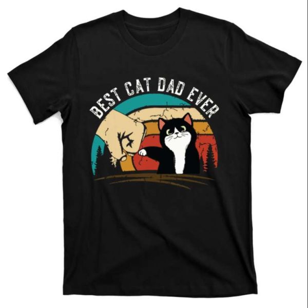 Cat Daddy Vintage Best Cat Dad Ever T-Shirt – The Best Shirts For Dads In 2023 – Cool T-shirts