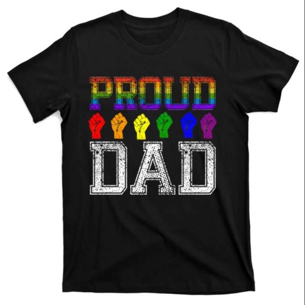 Celebrate Father’s Day And LGBT Pride Month Proud Dad T-Shirt – The Best Shirts For Dads In 2023 – Cool T-shirts