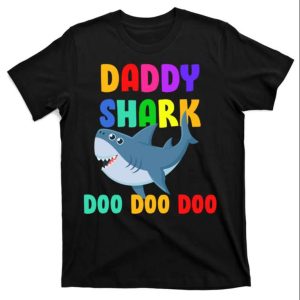 Colorful Daddy Shark Doo Doo Doo Cute T-Shirt – The Best Shirts For Dads In 2023 – Cool T-shirts Colorful Daddy Shark Doo Doo Doo Cute T-Shirt – The Best Shirts For Dads In 2023 – Cool T-shirts