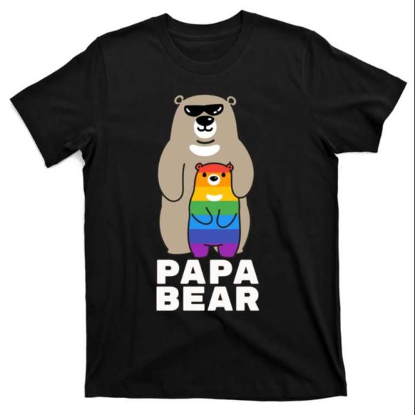 Cool Papa Bear – Proud Bear Dad Shirt Lgbt – The Best Shirts For Dads In 2023 – Cool T-shirts