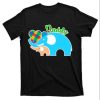 Cute Daddy Elephant Autism Awareness T-Shirt – The Best Shirts For Dads In 2023 – Cool T-shirts