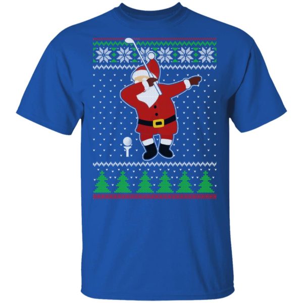 Dabbing Santa Golf Ugly Christmas T-Shirts, Hoodies, Sweater