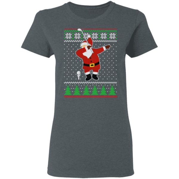 Dabbing Santa Golf Ugly Christmas T-Shirts, Hoodies, Sweater