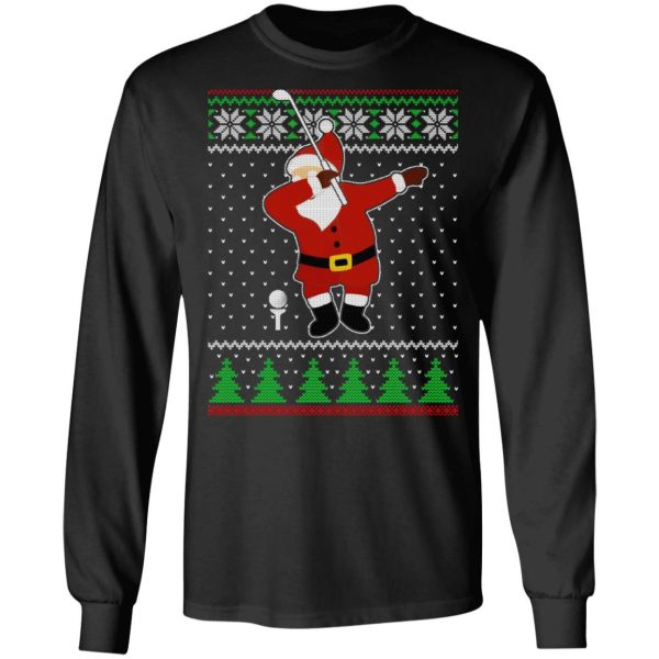 Dabbing Santa Golf Ugly Christmas T-Shirts, Hoodies, Sweater