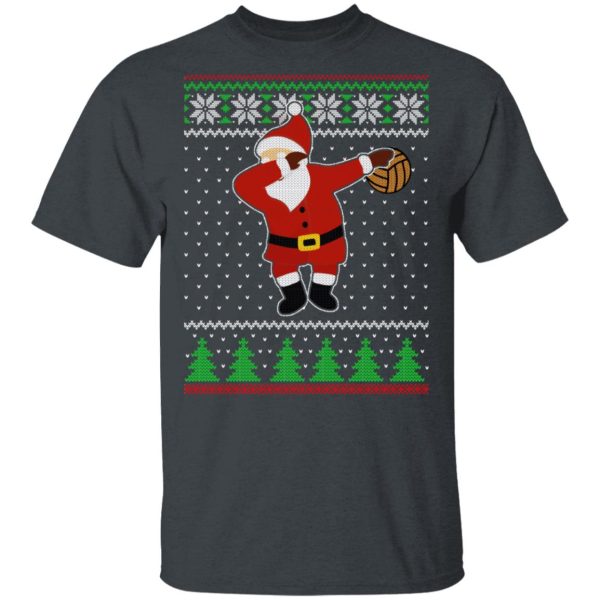 Dabbing Santa Volleyball Ugly Christmas T-Shirts, Hoodies, Sweater