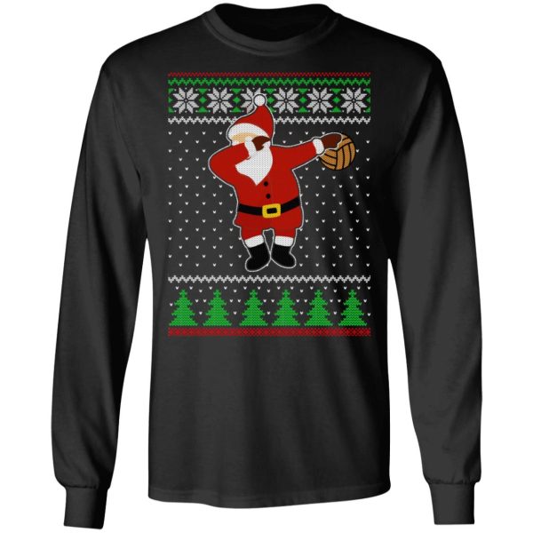 Dabbing Santa Volleyball Ugly Christmas T-Shirts, Hoodies, Sweater