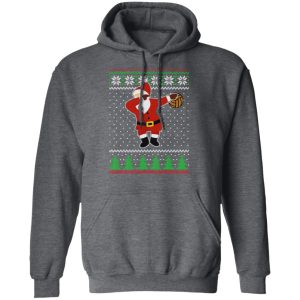 Dabbing Santa Volleyball Ugly Christmas T Shirts Hoodies Sweater 8