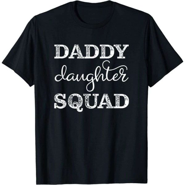 Daddy Daughter Squat Classic Tee Shirt – The Best Shirts For Dads In 2023 – Cool T-shirts