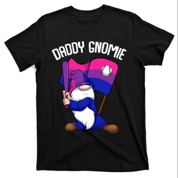 Daddy Gnome Play Baseball – Funny Baseball Dad Lgbt Shirts – The Best Shirts For Dads In 2023 – Cool T-shirts