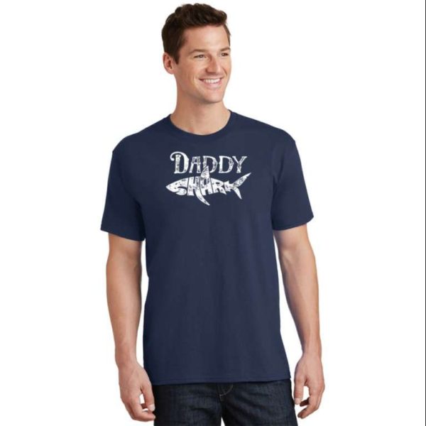 Daddy Shark Shirt Fathers Day Gifts T-Shirt – The Best Shirts For Dads In 2023 – Cool T-shirts