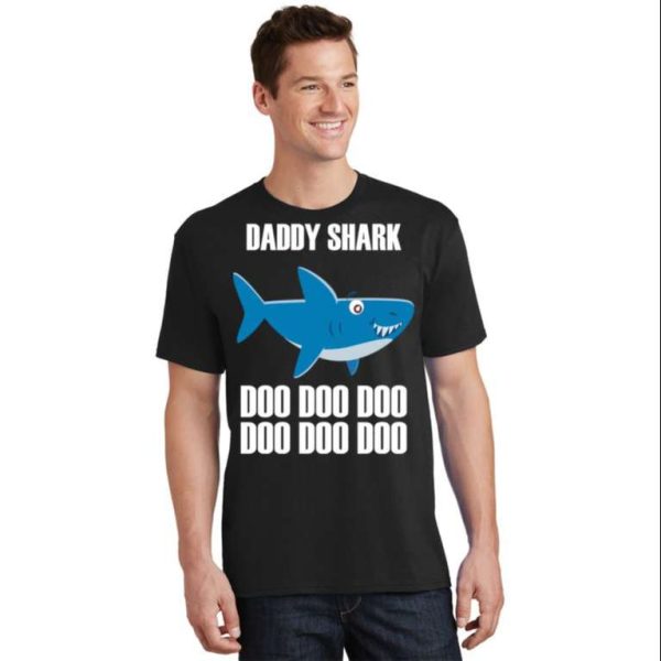 Daddy Shark Vacation T-Shirt – The Best Shirts For Dads In 2023 – Cool T-shirts