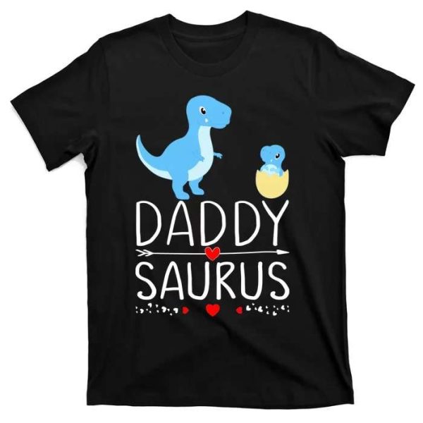 Daddysaurus Babysaurus T-Shirt – A Baby Dinosaur Was Born – The Best Shirts For Dads In 2023 – Cool T-shirts