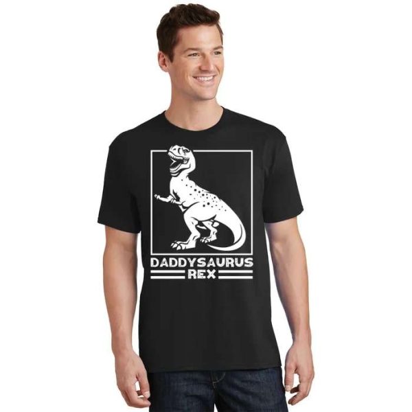 Dino Dad’s Favorite – Daddysaurus Rex T-Shirt – The Best Shirts For Dads In 2023 – Cool T-shirts
