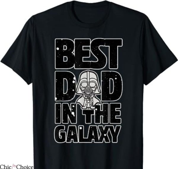 Disney Dad T-shirt Best Dad in the Galaxy Darth Vader