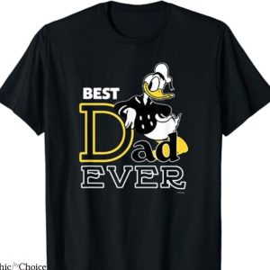 Disney Dad T-shirt Donald Duck Best Dad Ever