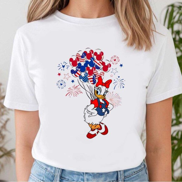Disney Daisy Duck Patriotic Dad Shirt – The Best Shirts For Dads In 2023 – Cool T-shirts