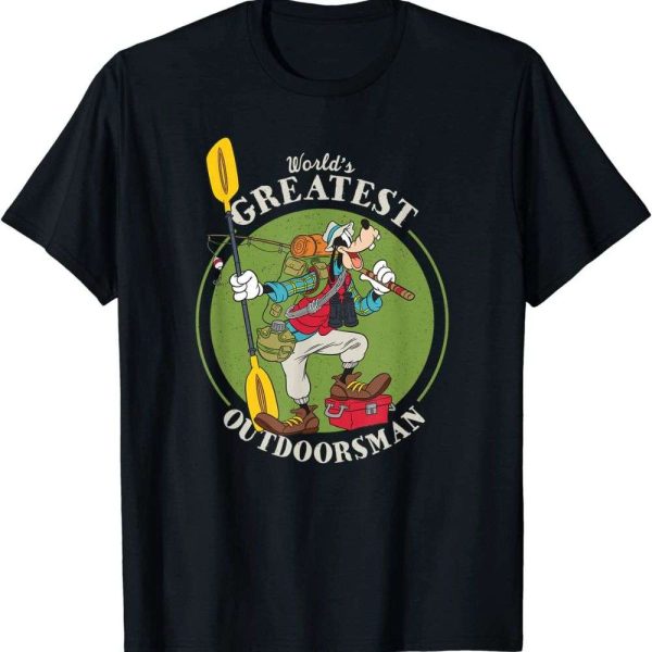 Disney Goofy Outdoorsman Father’s Day Tee Shirt – The Best Shirts For Dads In 2023 – Cool T-shirts