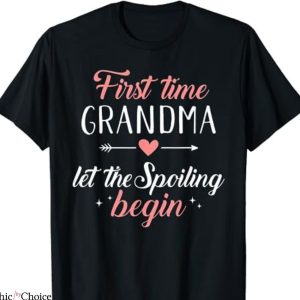Disney Grandma T-shirt First Time Grandma