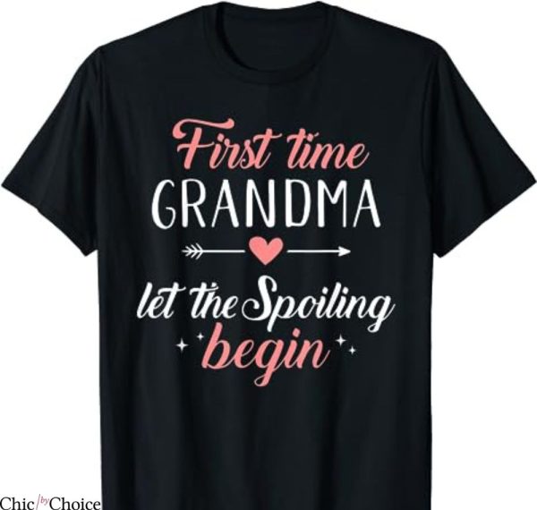 Disney Grandma T-shirt First Time Grandma