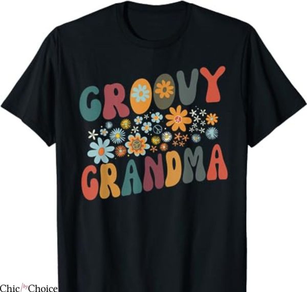 Disney Grandma T-shirt Groovy Grandma Retro