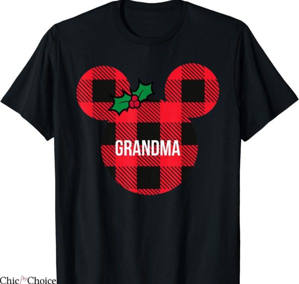 Disney Grandma T-shirt Holiday Family