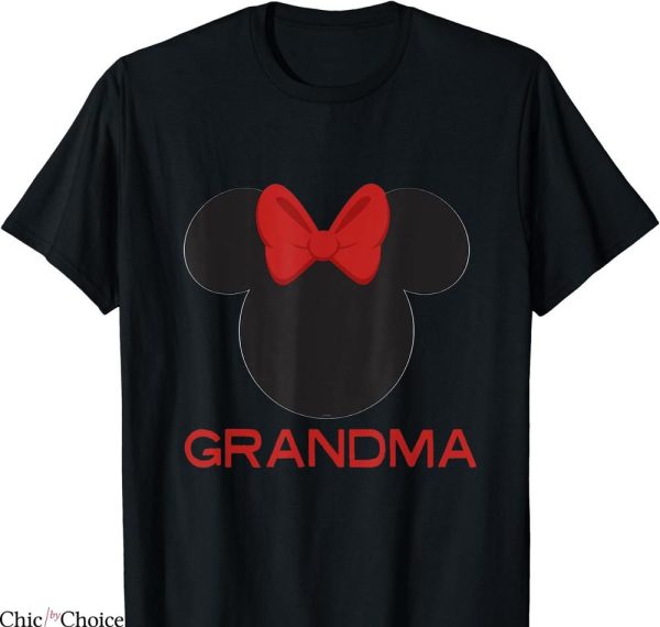 Disney Grandma T-shirt Minnie Mouse Grandma Family