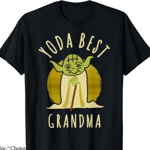 Disney Grandma T-shirt Yoda Best Grandma Cartoon