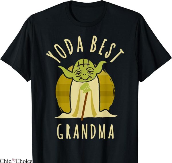 Disney Grandma T-shirt Yoda Best Grandma Cartoon