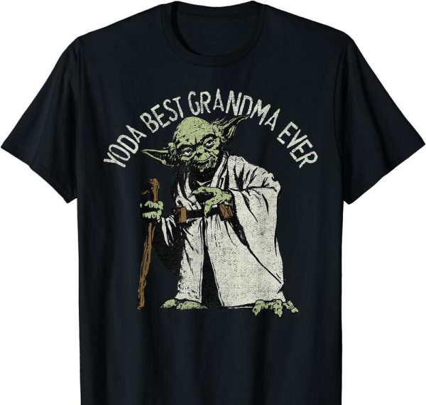 Disney Grandma T-shirt Yoda Best Grandma Ever
